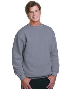 Bayside 2105BA - Unisex Union Made Crewneck Sweatshirt Charcoal