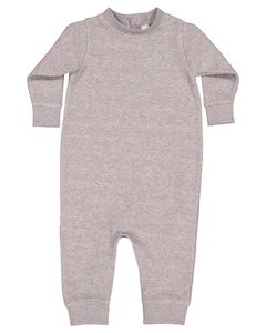 Rabbit Skins 4447 - Infant Fleece One-Piece Bodysuit Heather