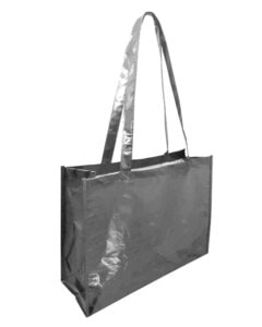 Liberty Bags A134M - Metallic Deluxe Tote Jr Silver
