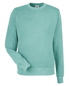 J. America 8731JA - Unisex Pigment Dyed Fleece Sweatshirt Marine
