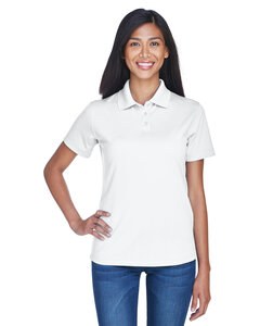 UltraClub 8445L - Ladies Cool & Dry Stain-Release Performance Polo White