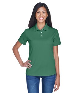 UltraClub 8445L - Ladies Cool & Dry Stain-Release Performance Polo Forest Green