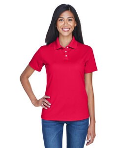 UltraClub 8445L - Ladies Cool & Dry Stain-Release Performance Polo Red