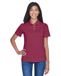 UltraClub 8445L - Ladies Cool & Dry Stain-Release Performance Polo Maroon
