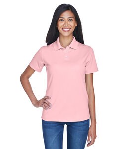 UltraClub 8445L - Ladies Cool & Dry Stain-Release Performance Polo Pink