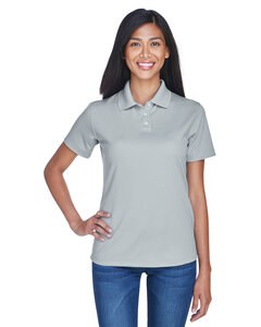 UltraClub 8445L - Ladies Cool & Dry Stain-Release Performance Polo Silver