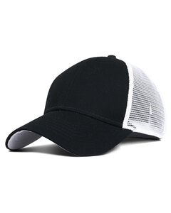 Fahrenheit F390 - Cotton Trucker Hat Black/White