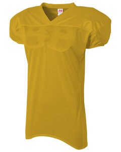 A4 N4242 - Adult Nickleback Tricot Body Skill Sleeve Football Jersey Gold