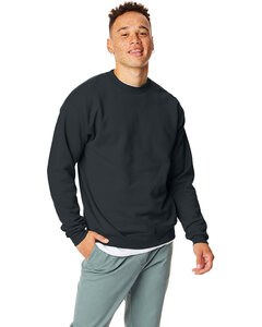 Hanes P1607 - Unisex Ecosmart® Crewneck Sweatshirt Black