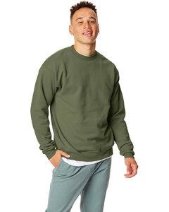 Hanes P1607 - Unisex Ecosmart® Crewneck Sweatshirt Fatigue Green