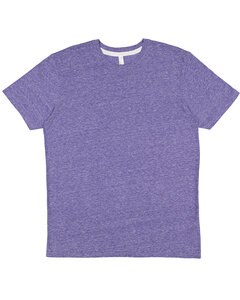 LAT 6991 - Men's Harborside Melange Jersey T-Shirt Purple Melange