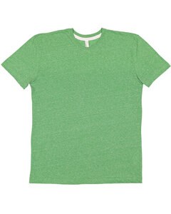 LAT 6991 - Men's Harborside Melange Jersey T-Shirt Green Melange