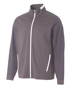 A4 N4261 - Adult League Full Zip Jacket Graphite/White