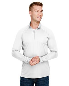 A4 N4268 - Adult Daily Polyester Quarter-Zip