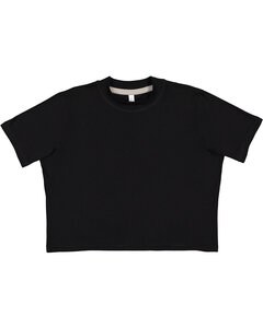 LAT 3518 - Ladies Boxy T-Shirt Blended Black