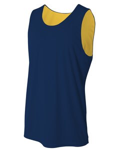 A4 NB2375 - Youth Performance Jump Reversible Basketball Jersey Navy/Gold
