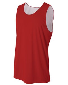 A4 NB2375 - Youth Performance Jump Reversible Basketball Jersey Scarlet/White