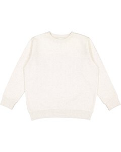 LAT 2225LA - Youth Elevated Fleece Crew Natural Heather
