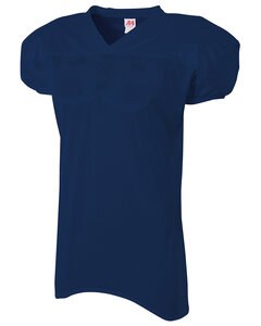 A4 NB4242 - Youth Nickleback Football Jersey W/Double Dazzle Cowl And Skill Sleeve Navy