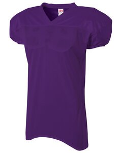A4 NB4242 - Youth Nickleback Football Jersey W/Double Dazzle Cowl And Skill Sleeve Purple