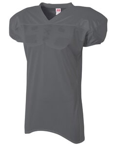 A4 NB4242 - Youth Nickleback Football Jersey W/Double Dazzle Cowl And Skill Sleeve Graphite
