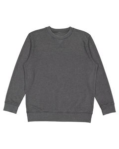 LAT 6935 - Adult Vintage Wash Fleece Sweatshirt Washed Black
