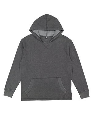 LAT 6936 - Adult Vintage Wash Fleece Hooded Sweatshirt