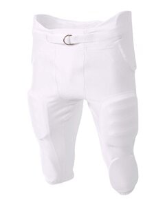 A4 NB6198 - Boy's Integrated Zone Football Pant White