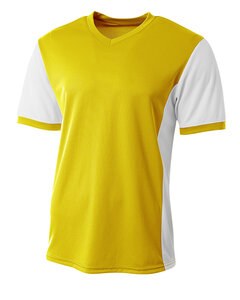 A4 NB3017 - Youth Premier Soccer Jersey Gold/White