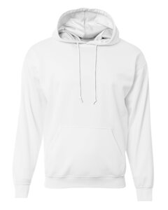 A4 N4279 - Men's Sprint Tech Fleece Hooded Sweatshirt White