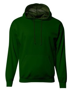 A4 N4279 - Men's Sprint Tech Fleece Hooded Sweatshirt Forest