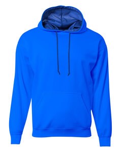 A4 N4279 - Men's Sprint Tech Fleece Hooded Sweatshirt Royal