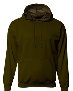 A4 N4279 - Men's Sprint Tech Fleece Hooded Sweatshirt Military Green