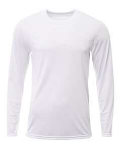 A4 N3425 - Men's Sprint Long Sleeve T-Shirt White