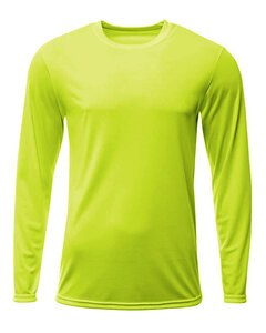 A4 N3425 - Men's Sprint Long Sleeve T-Shirt Lime