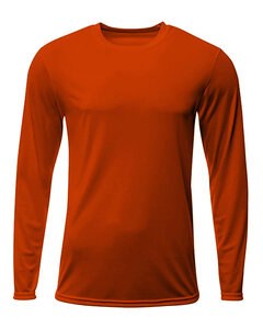 A4 N3425 - Men's Sprint Long Sleeve T-Shirt Athletic Orange