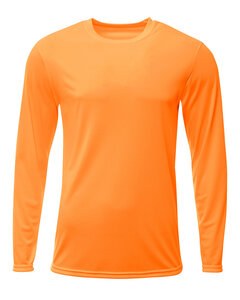 A4 N3425 - Men's Sprint Long Sleeve T-Shirt Safety Orange