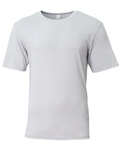 A4 N3013 - Adult Softek T-Shirt Silver