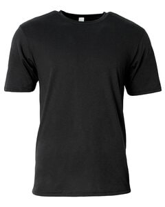 A4 N3013 - Adult Softek T-Shirt Black
