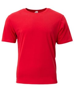 A4 N3013 - Adult Softek T-Shirt Scarlet