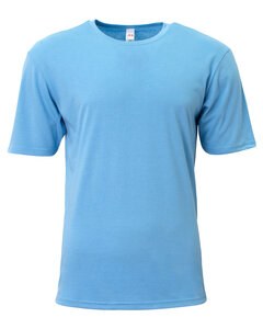 A4 N3013 - Adult Softek T-Shirt Light Blue