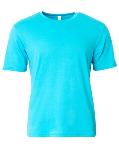 A4 N3013 - Adult Softek T-Shirt Electric Blue