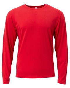 A4 NB3029 - Youth Long Sleeve Softek T-Shirt Scarlet