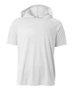 A4 NB3408 - Youth Hooded T-Shirt White