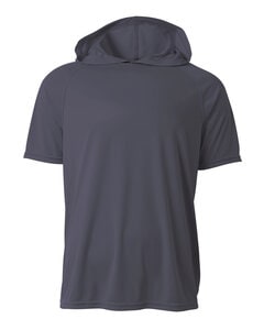 A4 NB3408 - Youth Hooded T-Shirt Graphite