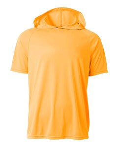 A4 NB3408 - Youth Hooded T-Shirt Safety Orange