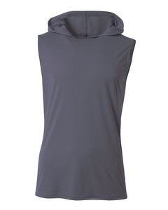 A4 NB3410 - Youth Sleeveless Hooded T-Shirt Graphite