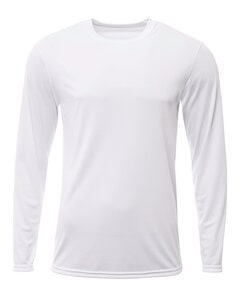 A4 NB3425 - Youth Long Sleeve Sprint T-Shirt White