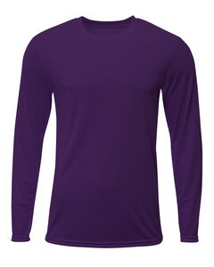 A4 NB3425 - Youth Long Sleeve Sprint T-Shirt Purple
