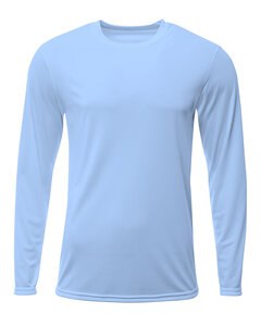 A4 NB3425 - Youth Long Sleeve Sprint T-Shirt Light Blue
